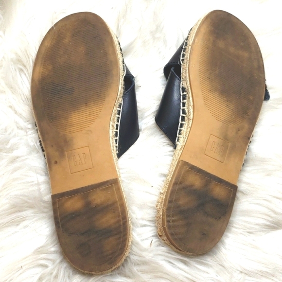 Gap espadrille criss cross sandals  true black 8 - Picture 8 of 8